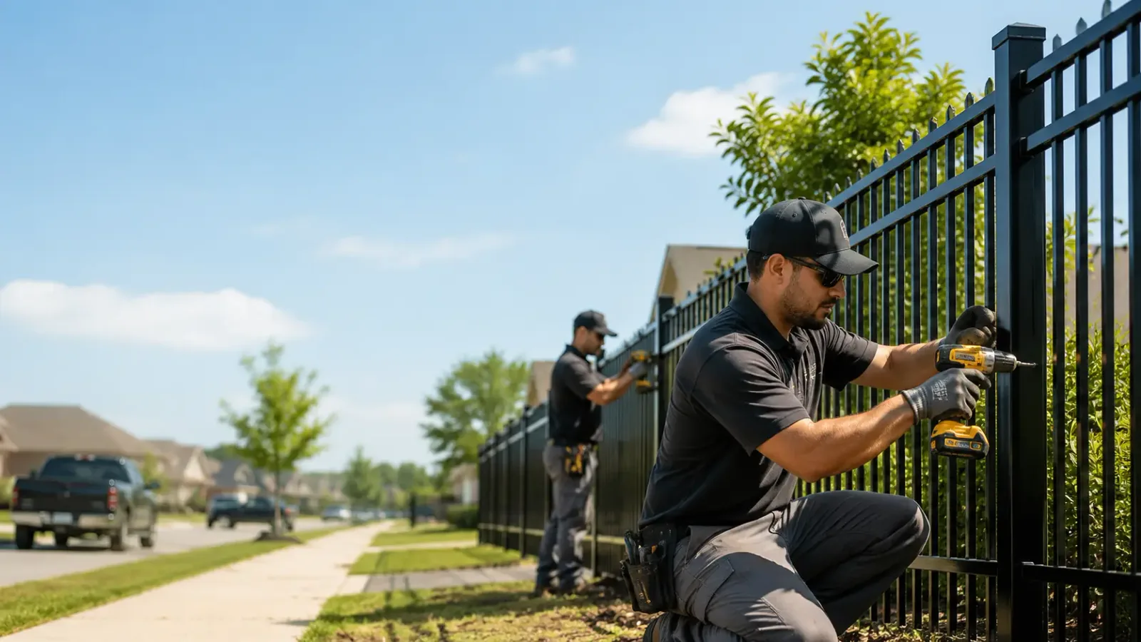 Metal Fence Installation in Siren, WI